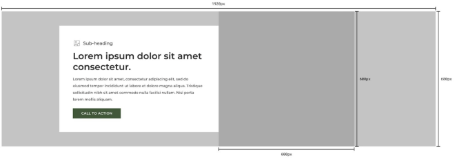 Background Image with Text safe area