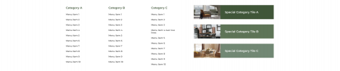 Mega Menu whitelabel design