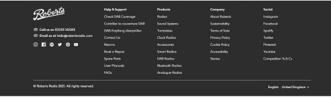 Robert Radio Footer